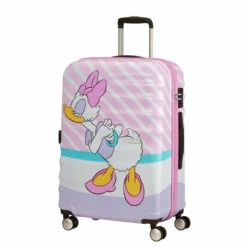 American Tourister Wavebreaker Disney 4 Wheel Medium Suitcase - 67cm -Delsey Suitcase Store prod col 85670 8660 front34 47630.1678989872
