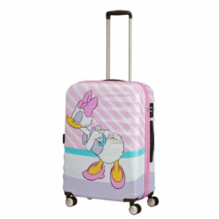 American Tourister Wavebreaker Disney 4 Wheel Medium Suitcase - 67cm -Delsey Suitcase Store prod col 85670 8660 wheel handle full 24204.1678989872