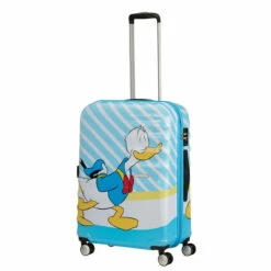 American Tourister Wavebreaker Disney 4 Wheel Medium Suitcase - 67cm -Delsey Suitcase Store prod col 85670 8661 wheel handle full 37330.1678989873