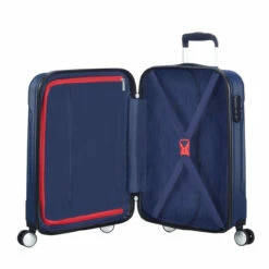 American Tourister Tracklite 4 Wheel Cabin Suitcase - 55cm -Delsey Suitcase Store prod col 88742 1265 interior 1 71012.1669370033