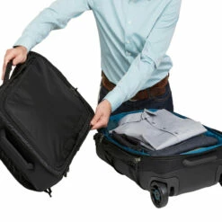 Thule Subterra 3 In 1 Wheeled Duffle - 55cm -Delsey Suitcase Store small thule subterra luggage 55cm22in black fs 01b 3204027 66593.1669288780