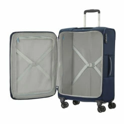 Samsonite Popsoda 4 Wheel Exp Medium Suitcase - 66cm 35 Samsonite Popsoda 4 Wheel Exp Medium Suitcase - 66cm -Delsey Suitcase Store spinner exp interior 2 43251.1668424971