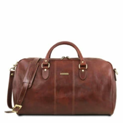 Tuscany Leather Lisbona Large Duffle - 55cm 17 Tuscany Leather Lisbona Large Duffle - 55cm -Delsey Suitcase Store tl lisbon tl141657 13 60901.1659360281