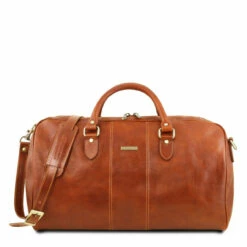 Tuscany Leather Lisbona Large Duffle - 55cm 22 Tuscany Leather Lisbona Large Duffle - 55cm -Delsey Suitcase Store tl lisbon tl141657 14 93568.1659360281