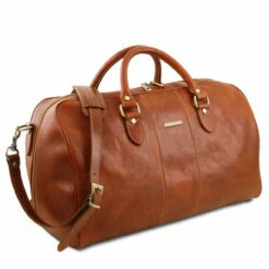 Tuscany Leather Lisbona Large Duffle - 55cm 24 Tuscany Leather Lisbona Large Duffle - 55cm -Delsey Suitcase Store tl lisbon tl141657 15 63774.1659360281