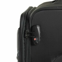 Rock Deluxe-Lite 4 Wheel Expandable Medium Suitcase - 72cm -Delsey Suitcase Store tr 0161 lock 2 81103.1660043181
